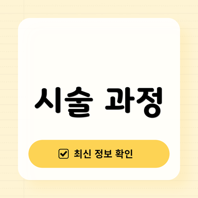 시술 과정