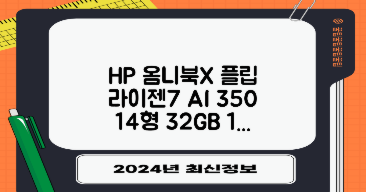 HP 2025 옴니북 X 플립 14 OLED 라이젠7 AI 350 크라켄포인트, Glacier silver, 1TB, 32GB, WIN11 Home, 14-fk0020AU 추천 리뷰