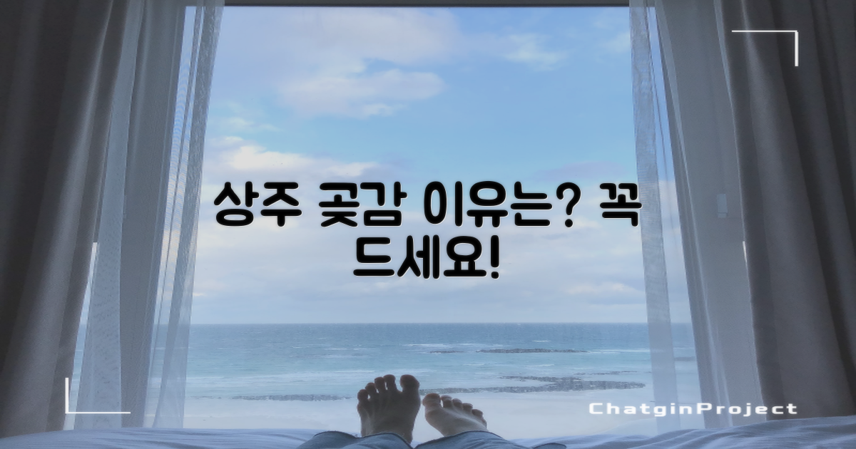 상주 곶감, 왜 추천할까?